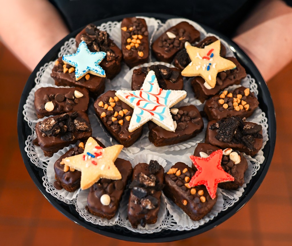 Summer BBQ Mini Brownie Platter